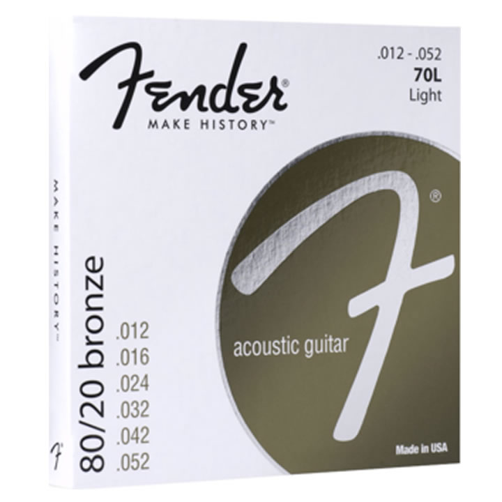 Fender 80/20 Bronze Acoustic Guitar Strings