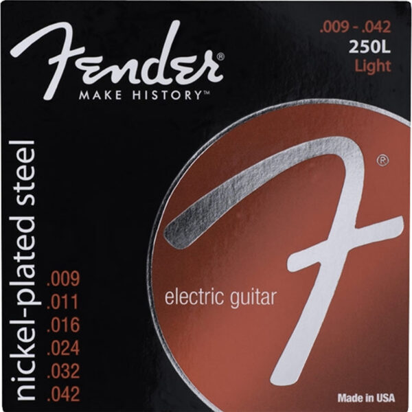 Fender Super 250's Nickel-Plated Light .009-.042