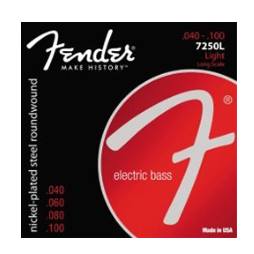 Fender 7250 Nickel Bass Strings .040-.100