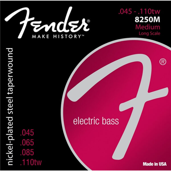 Fender 8250 Bass Strings .045-.110 Taperwound