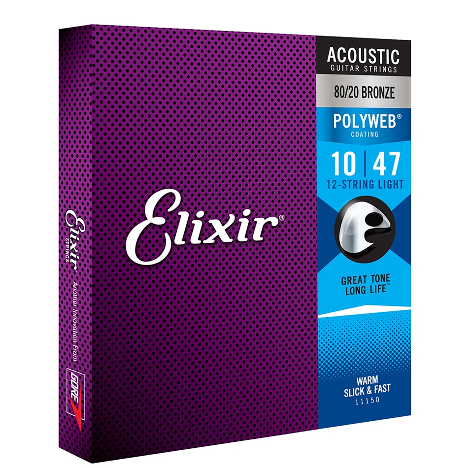 Elixir 12-String 80/20 Bronze POLYWEB .010-.047 - Image 3
