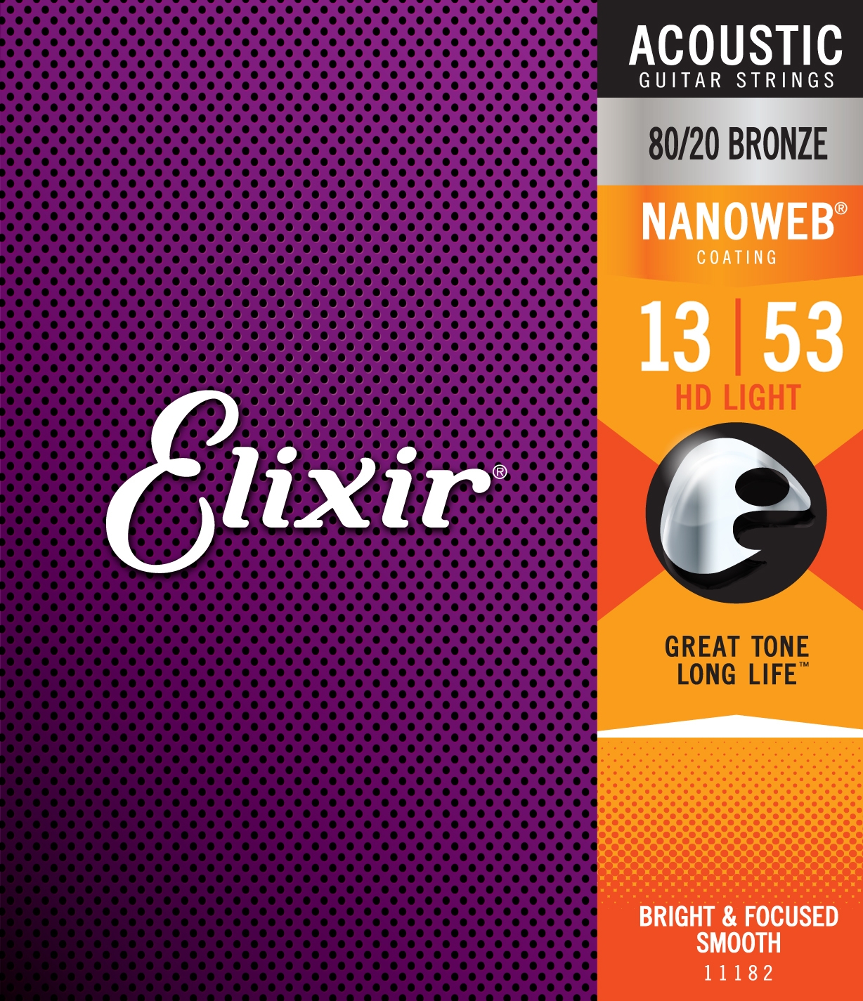 Elixir 80/20 Bronze NANOWEB HD Light 13-53
