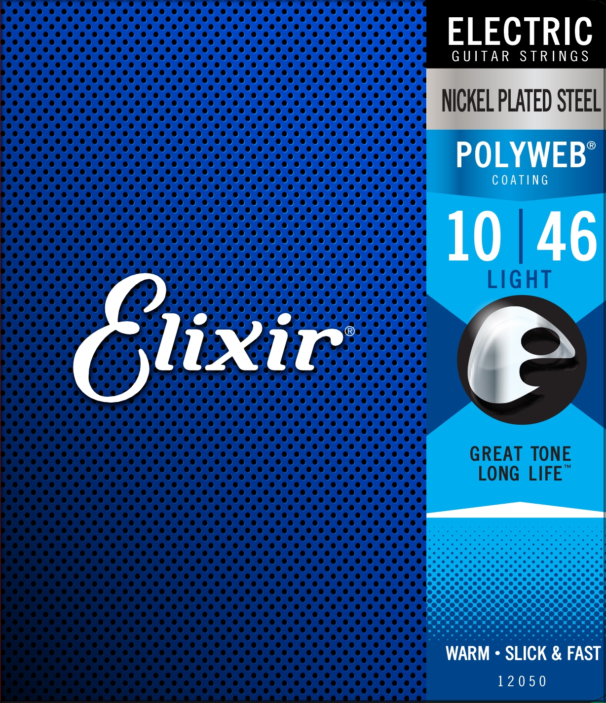 Elixir Nickel Plated Steel Polyweb Light .010-.046
