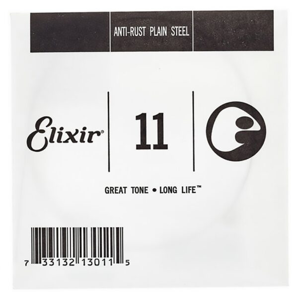 Elixir .011 Anti-Rust Plain Steel Single String