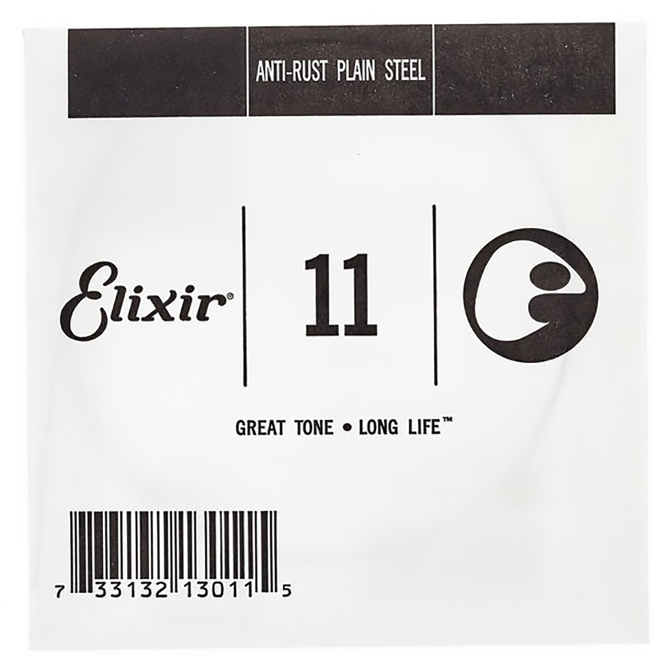 Elixir .011 Anti-Rust Plain Steel Single String