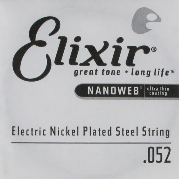 Elixir NANOWEB .052 Single Electric Guitar String