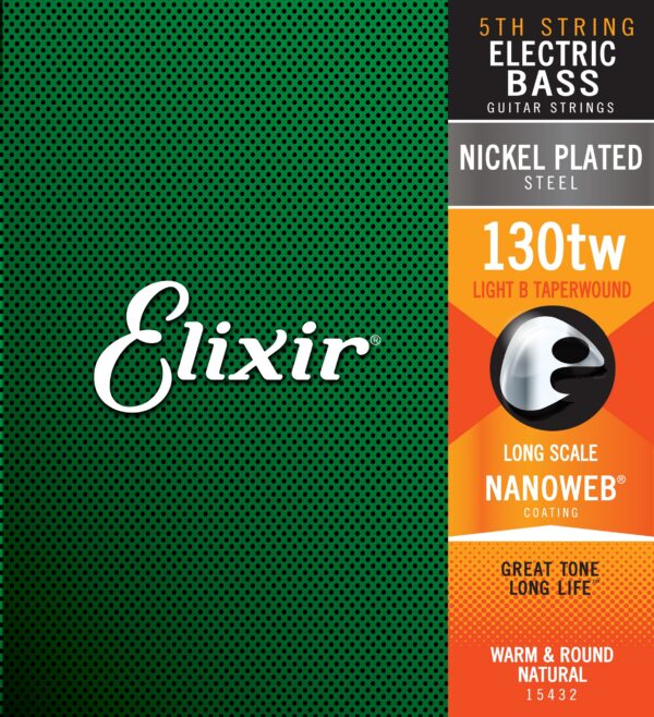 Elixir Light B .130 Long Scale TaperWound Bass String
