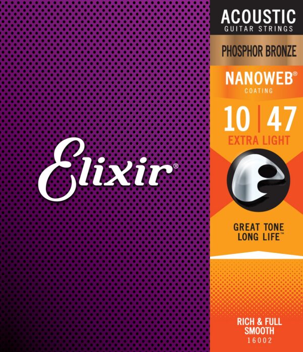 Elixir Phosphor Bronze NANOWEB Extra Light .010-.047