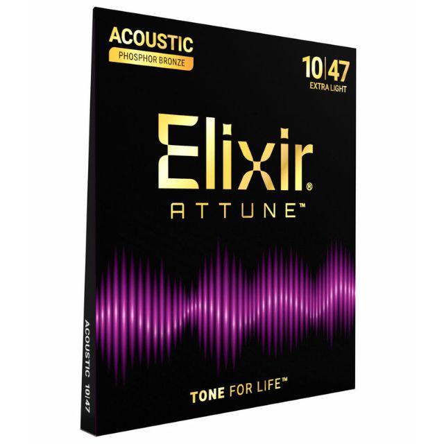 Elixir Attune Phosphor Bronze Acoustic Strings 10-47
