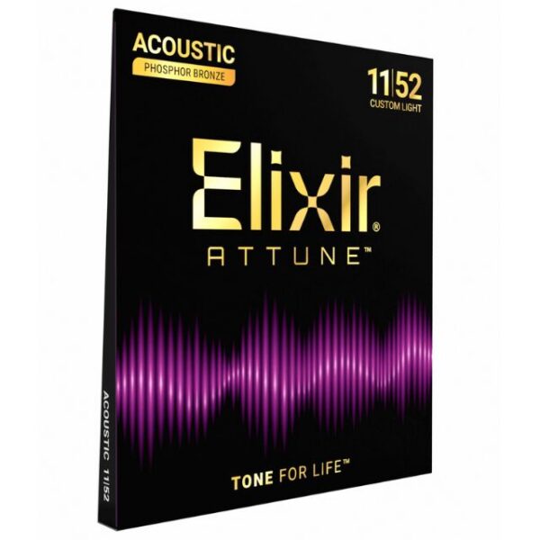 Elixir 21027 Attune Phosphor Bronze Acoustic 11-52