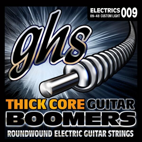GHS Thick Core Boomers Custom Light Electric Strings 9-48