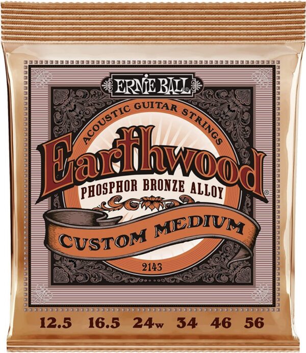 Ernie Ball 2143 Earthwood Custom Medium PB 12.5-56