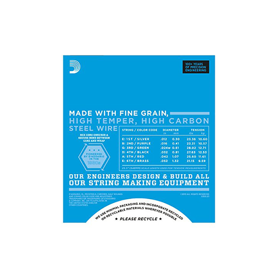 D'Addario EJ21 XL Jazz Light Electric Guitar Strings - Image 3