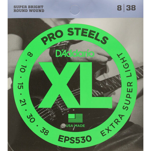 D'Addario EPS530 ProSteels Extra-Super Light Elec Strings