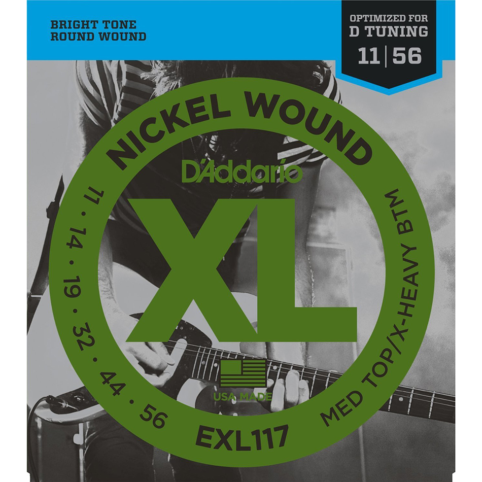 D'Addario EXL117 XL Nickel Wound Med/Hvy Bottom