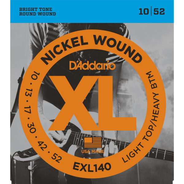 D'Addario EXL140 Nickel Wound Electric Strings, Light-Heavy