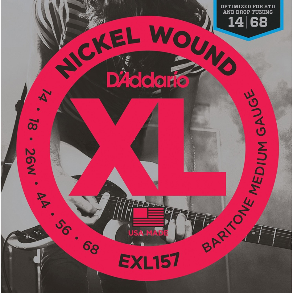 D'Addario EXL157 Baritone Electric Guitar Strings XL