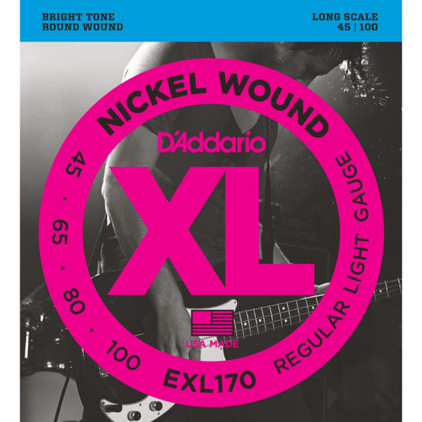 D'Addario EXL170 Bass Strings 45-100 Long Scale
