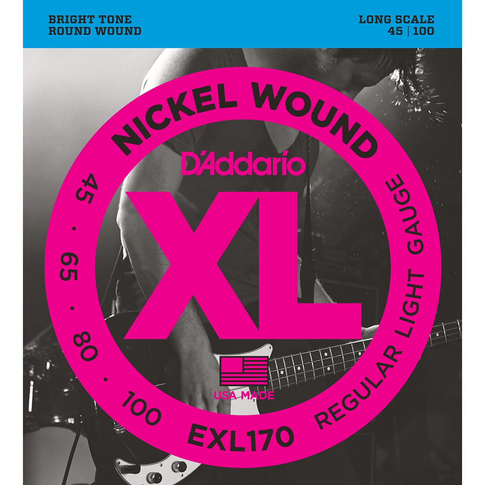 D'Addario EXL170 Bass Strings 45-100 Long Scale