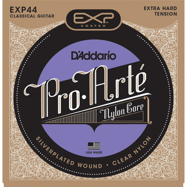 D'Addario EXP44 Classical Guitar Strings, Extra Hard