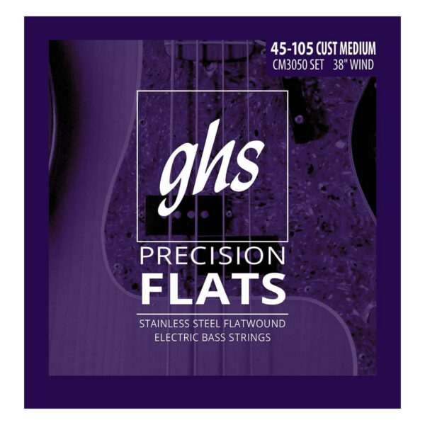 GHS Precision Flatwound Long+ Bass 45-105