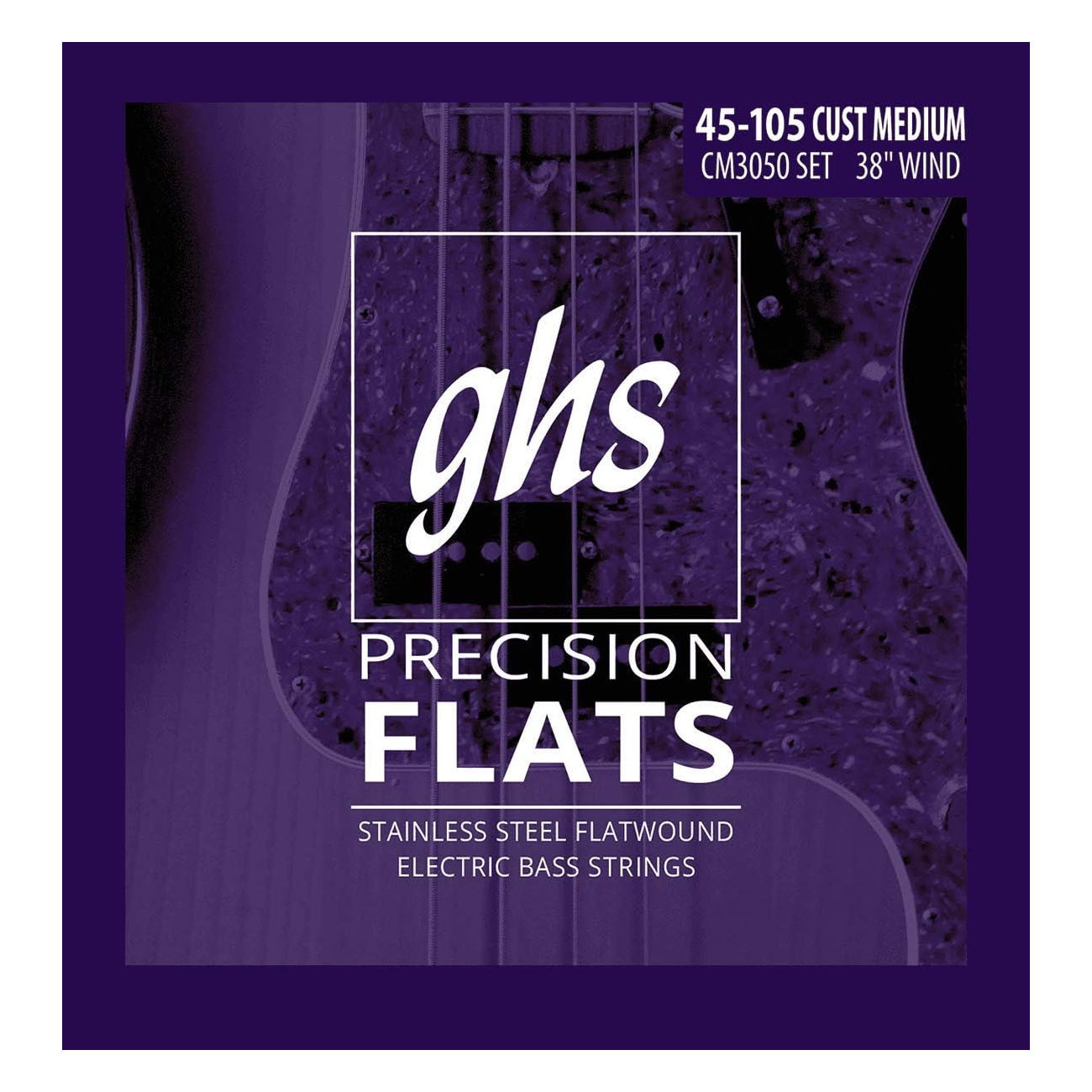 GHS Precision Flatwound Long+ Bass 45-105