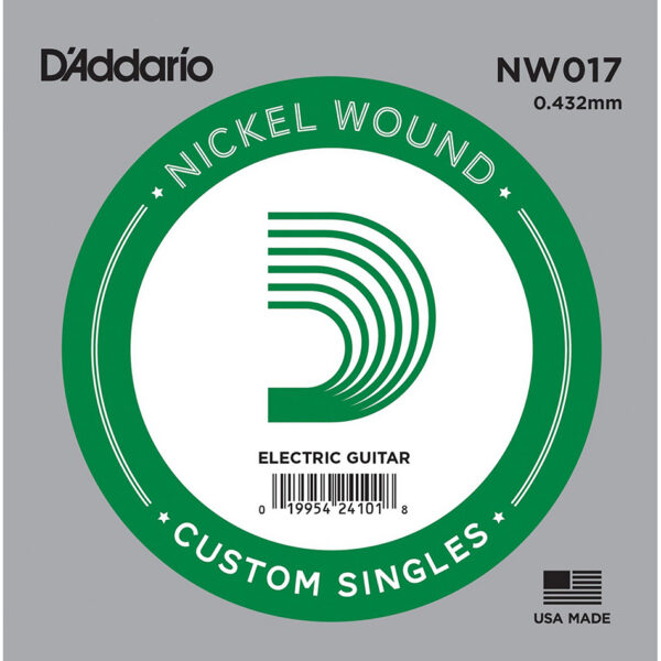 D'Addario NW017 Single Nickel Wound .017 Guitar String