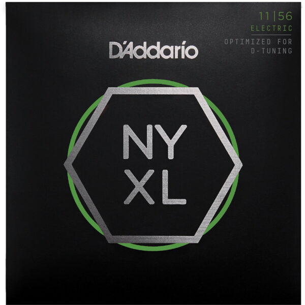 D'Addario NYXL1156 Electric Guitar Strings, Med/X-Hvy 11-56
