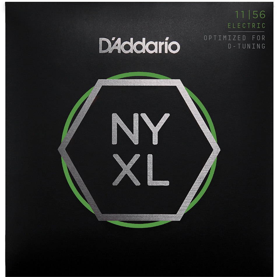D'Addario NYXL1156 Electric Guitar Strings, Med/X-Hvy 11-56