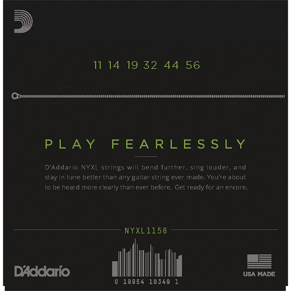 D'Addario NYXL1156 Electric Guitar Strings, Med/X-Hvy 11-56 - Image 4