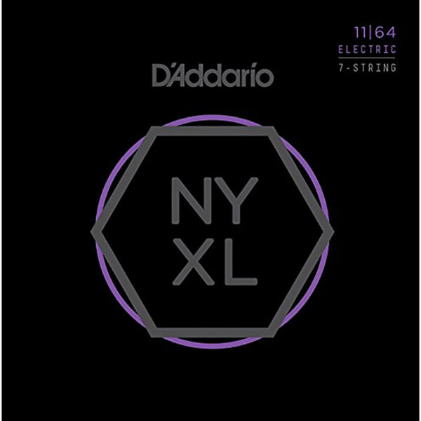 D'Addario NYXL1164 Electric Guitar Strings 11-64 7-String