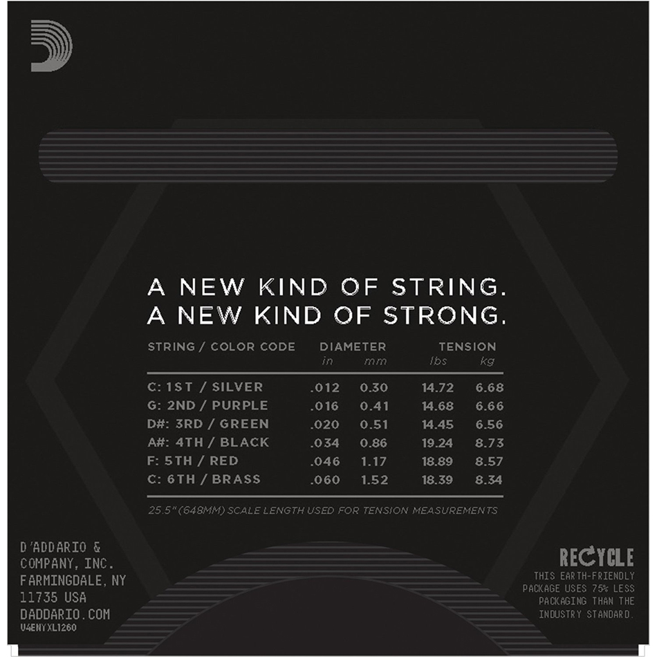 D'Addario NYXL1260 Extra Heavy Electric Strings 12-60 - Image 3