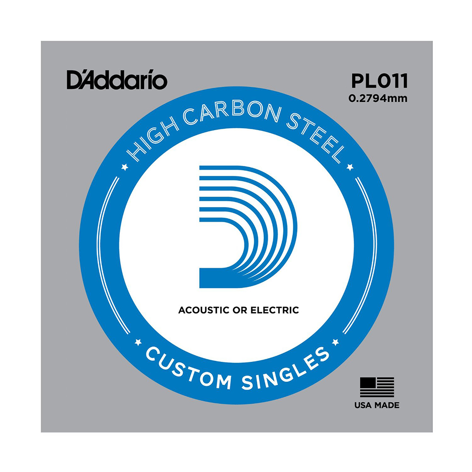 D'Addario PL011 Plain Steel Single String .011