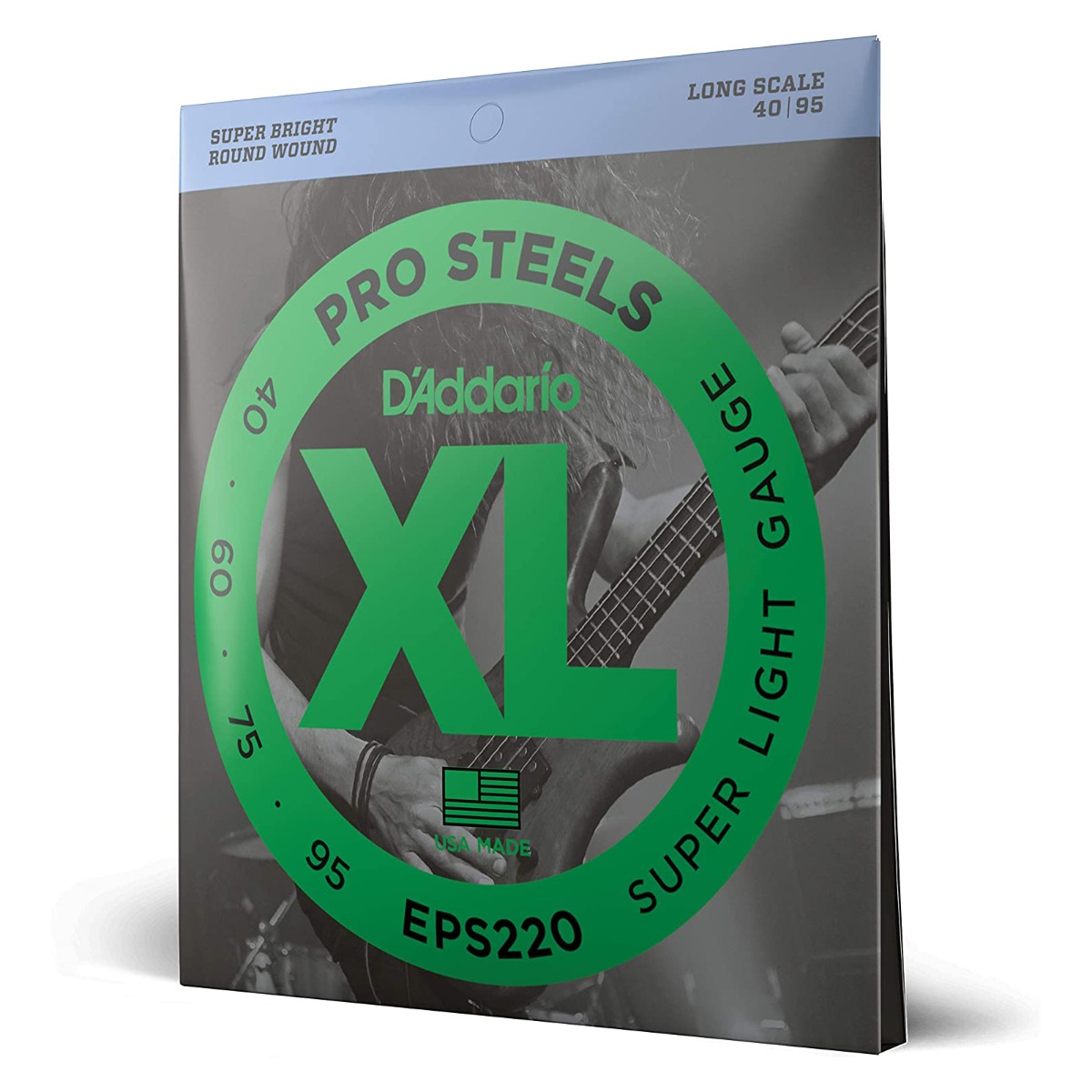D'Addario EPS220-5 ProSteels Bass Strings, Super Light 40-125