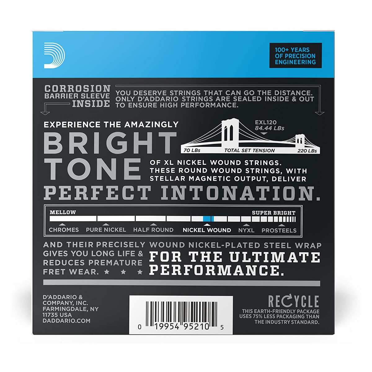 D'Addario EXL120-10P Nickel Super Light 9-42, 10-Pack - Image 2