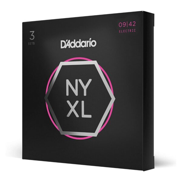 D'Addario NYXL0942 Electric Strings 9-42, 3-Pack