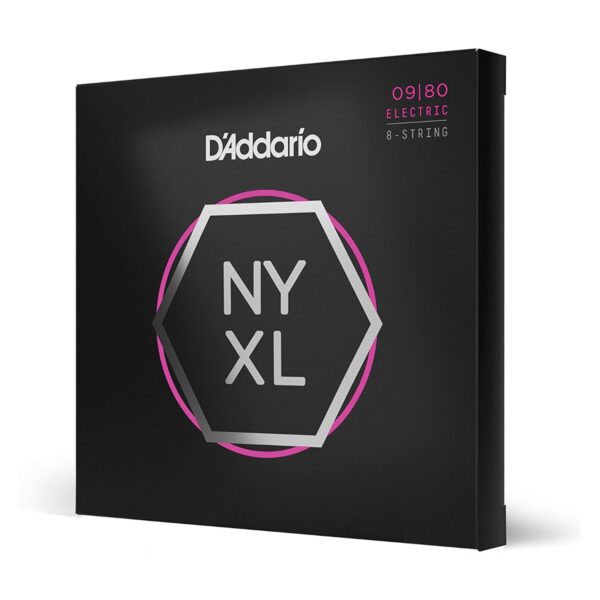 D'Addario NYXL0980 8-String Nickel Wound 9-80