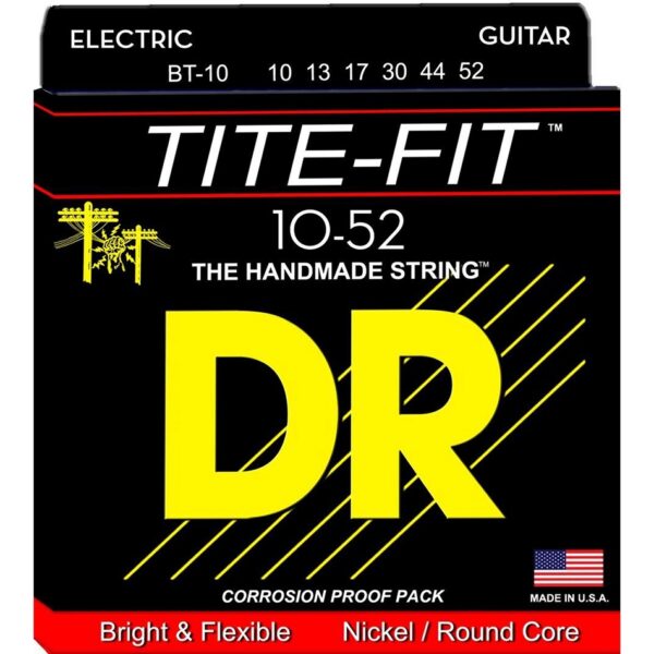 DR Tite-Fit Nickel Electric Strings 10-52