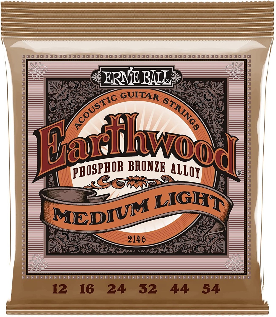Ernie Ball Earthwood Phosphor Bronze 12-54 Acoustic Strings