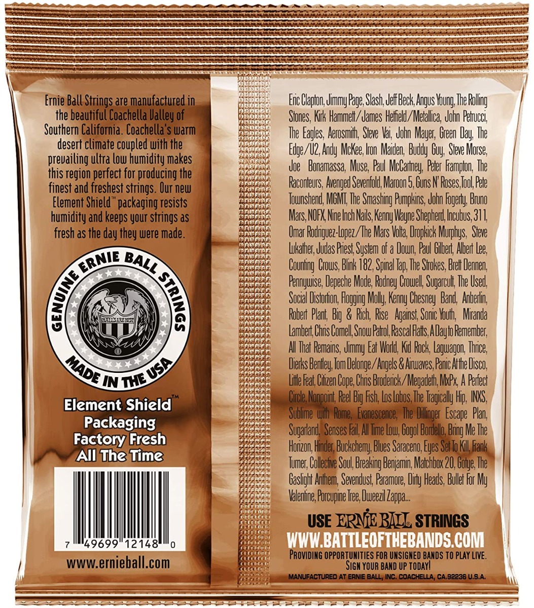 Ernie Ball Earthwood Phosphor Bronze Light 11-52 (2148) - Image 2