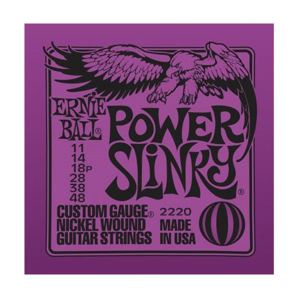 Ernie Ball Power Slinky Nickel Electric Strings, 12-Pack