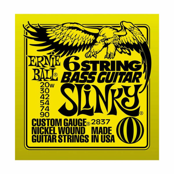 Ernie Ball Slinky 6-String Bass Set - Small Ball End (2837)