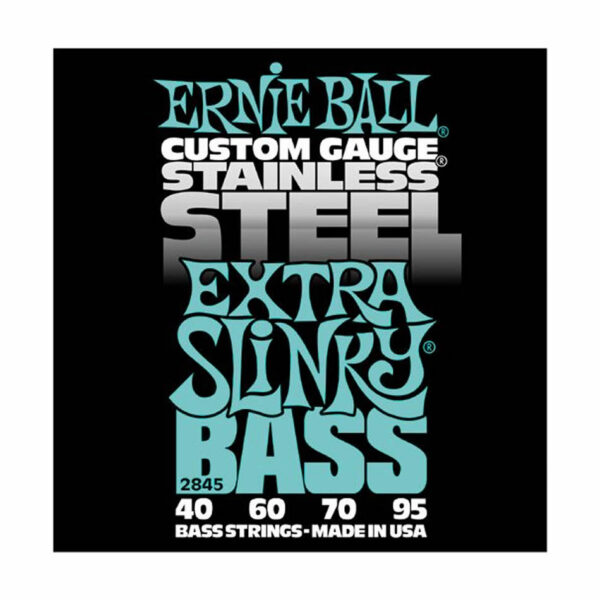 Ernie Ball Extra Slinky Stainless Steel Bass Strings 2845