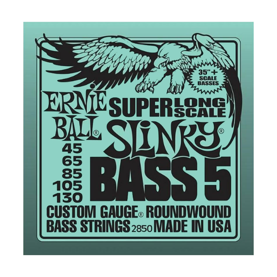 Ernie Ball 2850 Super Long Scale Slinky 5-String Bass Set