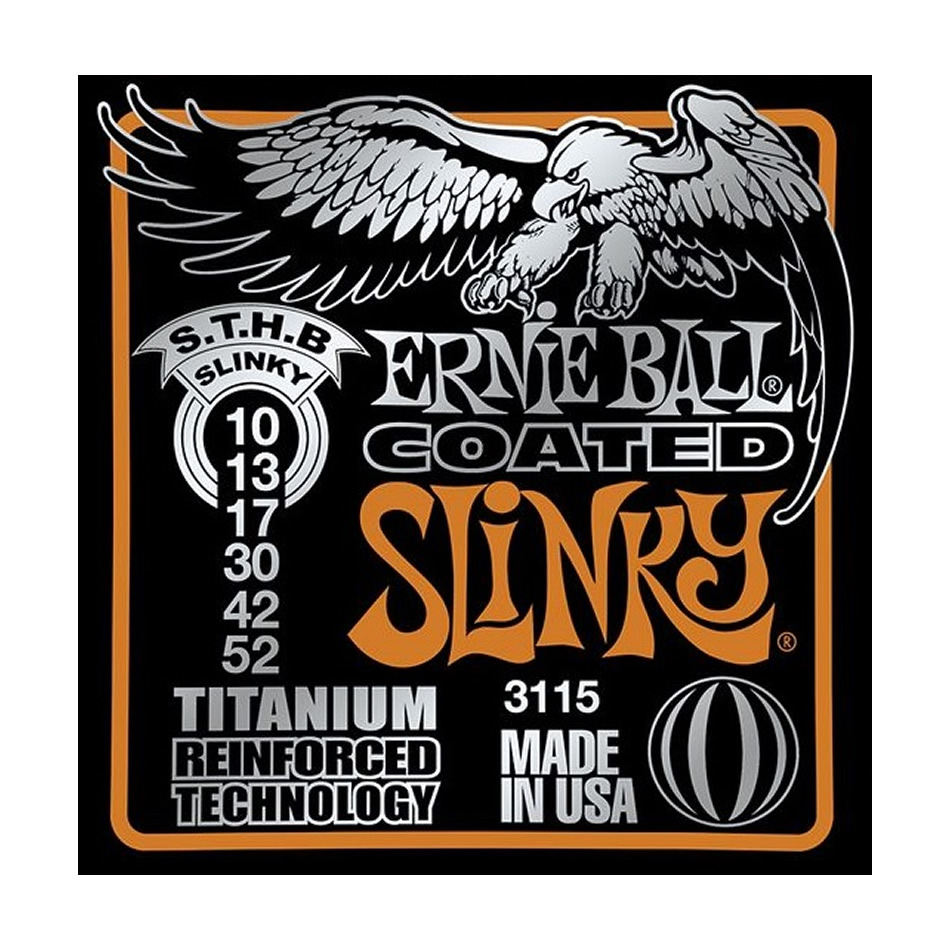 Ernie Ball Coated Titanium RPS Skinny Top/Heavy Bottom (3115)