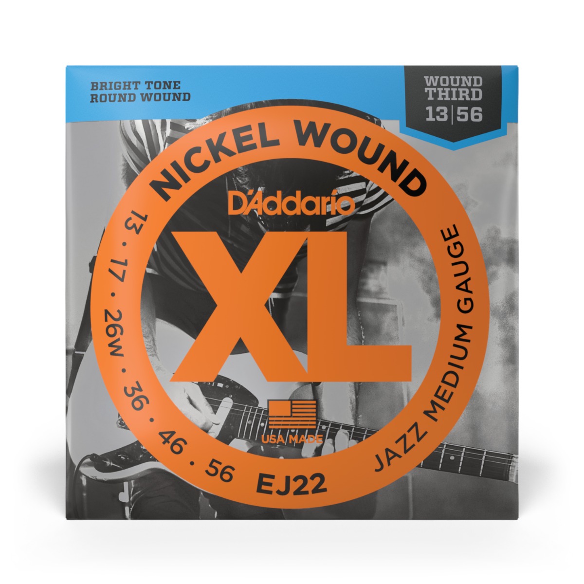 D'Addario EJ22 XL Jazz Medium Electric Guitar Strings