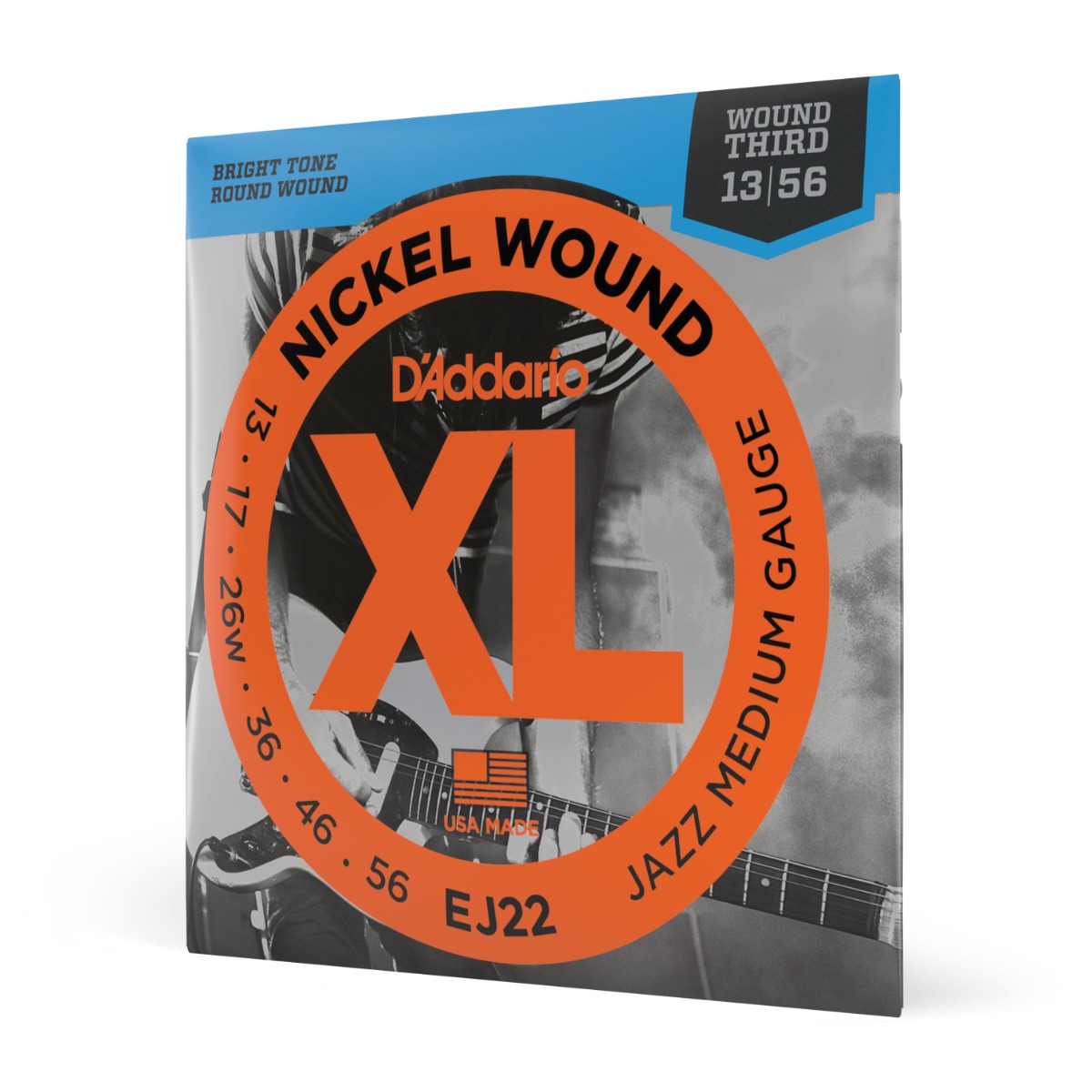 D'Addario EJ22 XL Jazz Medium Electric Guitar Strings - Image 4
