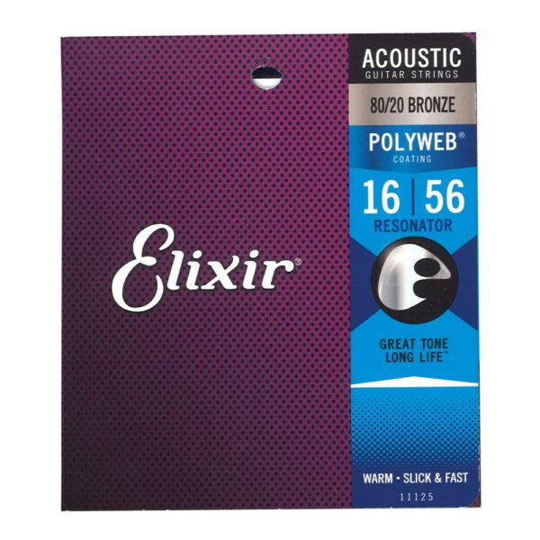 Elixir 11125 POLYWEB Acoustic 16-56, 12-Pack