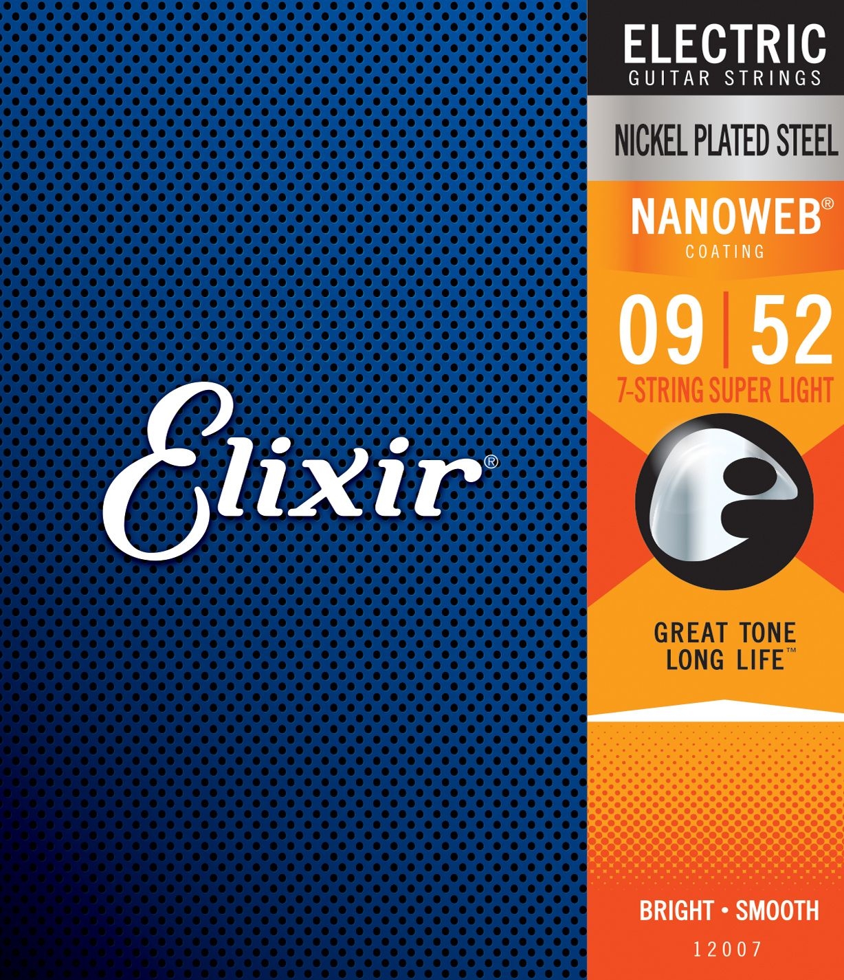 Elixir Nanoweb 7-String Electric Guitar Strings 9-52