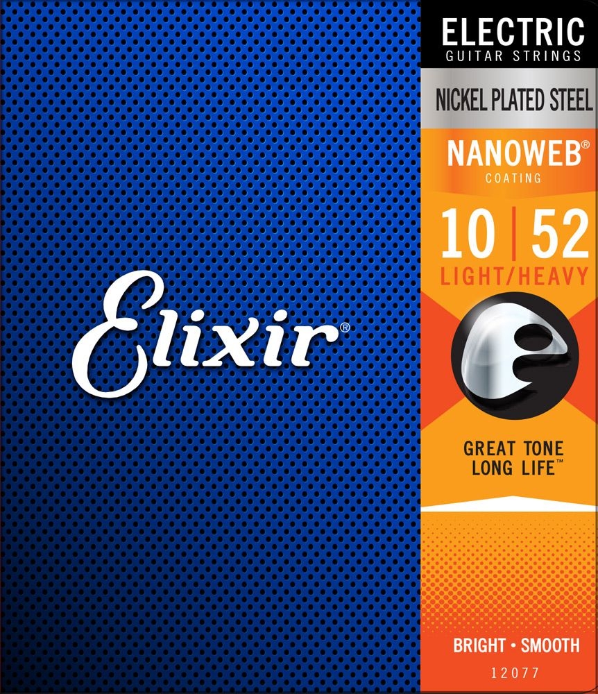 Elixir NANOWEB Nickel Steel Electric Strings .010-.052